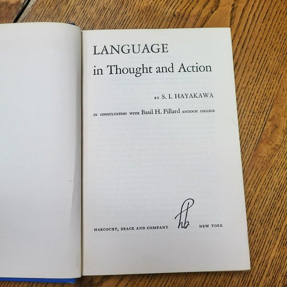 Vintage Book - Language in Thought and Action by S.I. Hayakawa - Picture 6 of 10